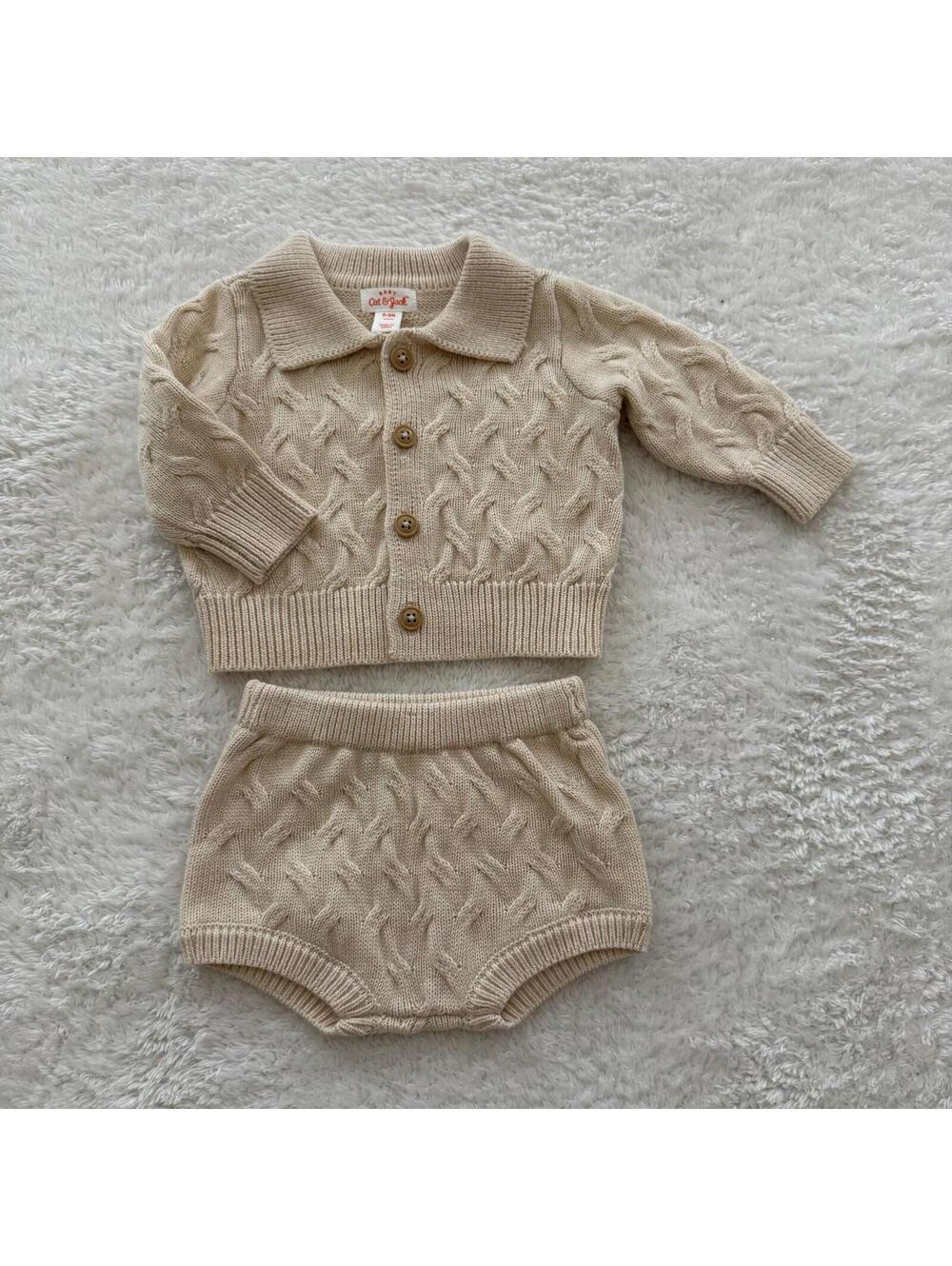 0-3m Knit Set